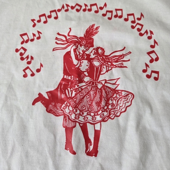 Vintage Polka Dancing Czech Polka Tshirt Single Stitch XL - Picture 2 of 7